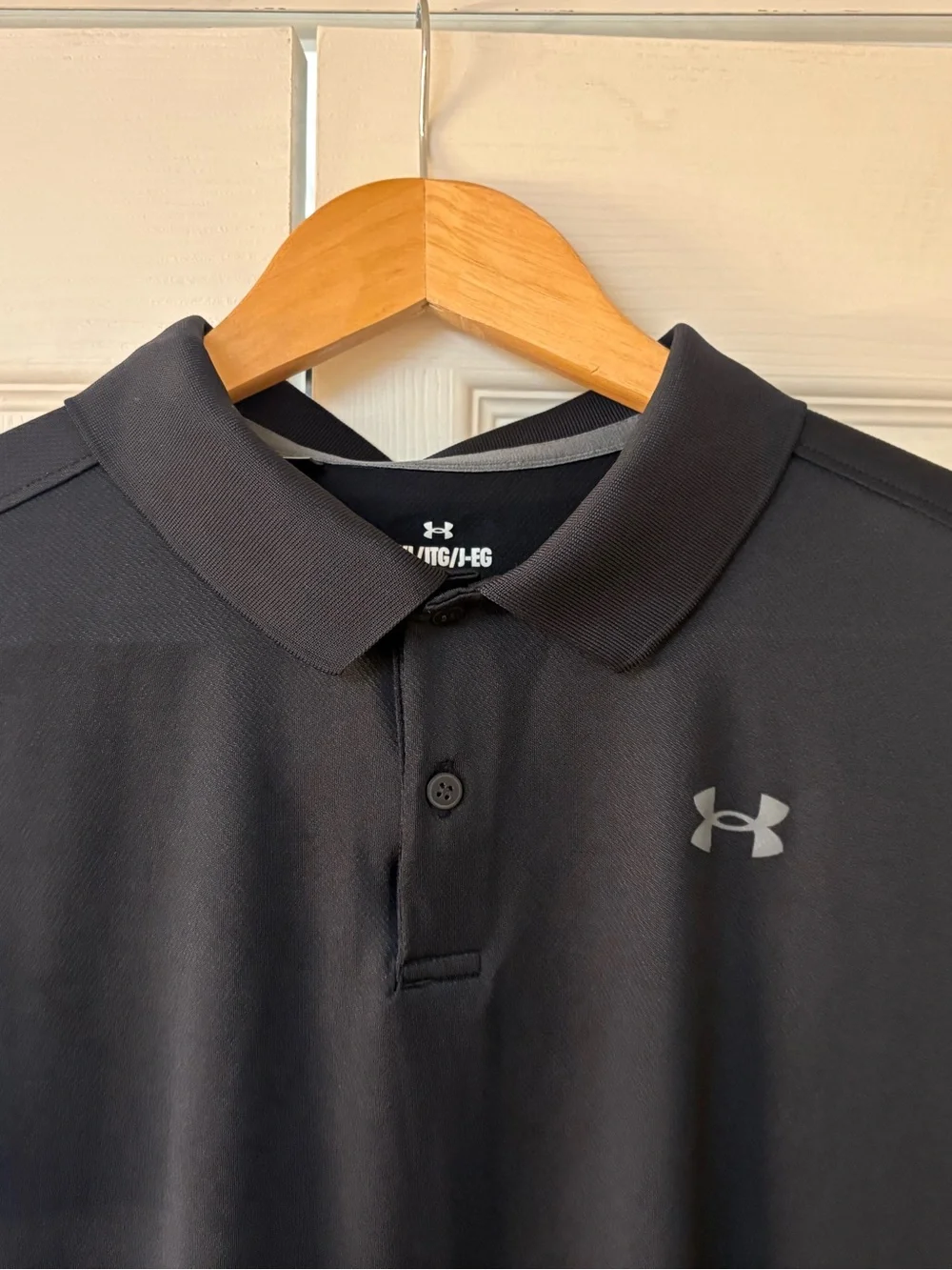 Under Armour Boys Black Polo Shirt - Performance Short Sleeve